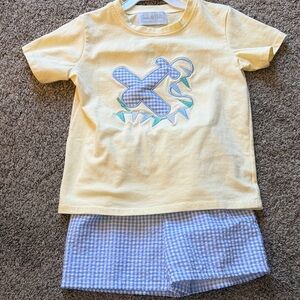 Yellow and Blue Kids Matching Set